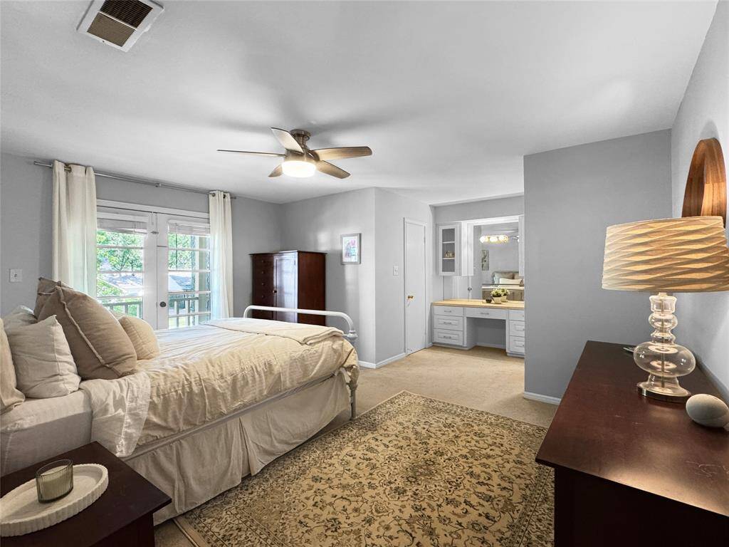 Primary bedroom on second floor