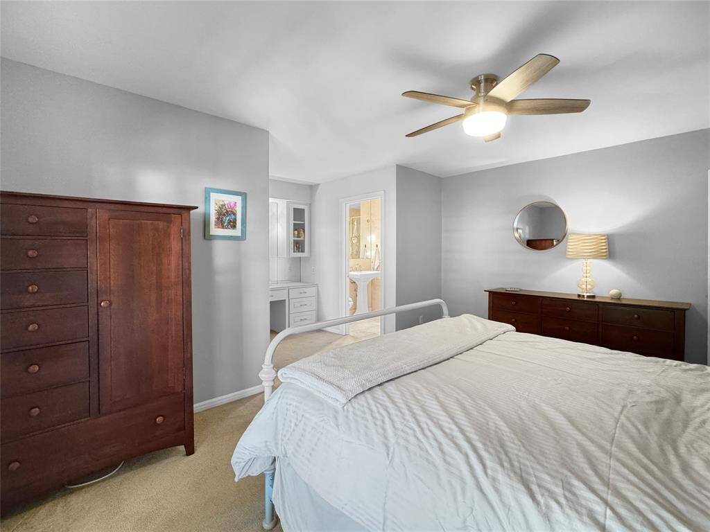 Primary bedroom on second floor.