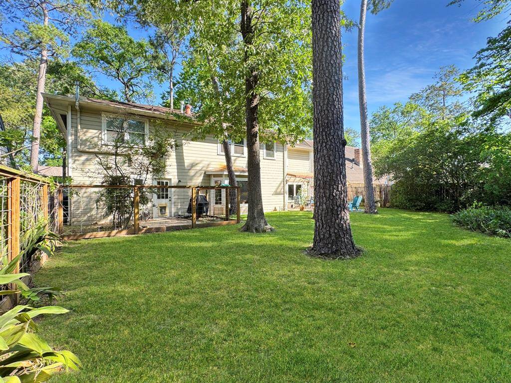 Huge back yard!