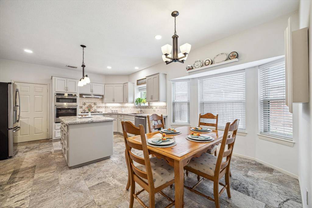 Breakfast room is part of the kitchen.