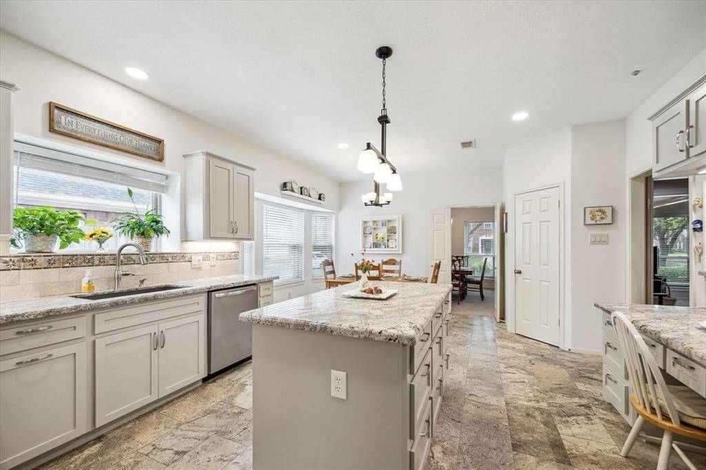 This kitchen has plenty of counter space to entertain!