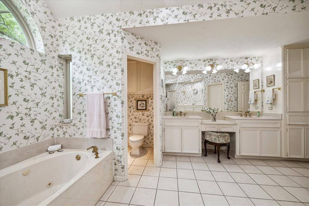 The Primary Bathroom is huge!