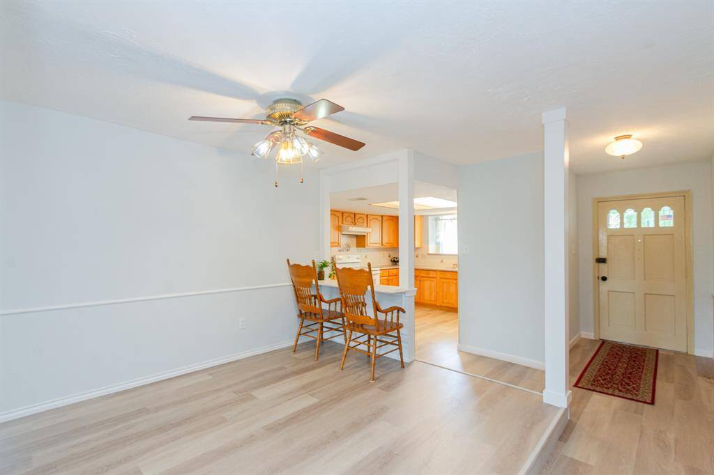 Wet bar off in the living room is great for hosting events