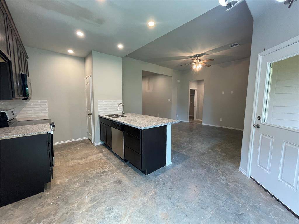 Kitchen Open to Family Room