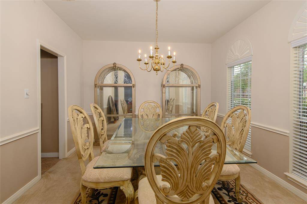 Formal dining room.