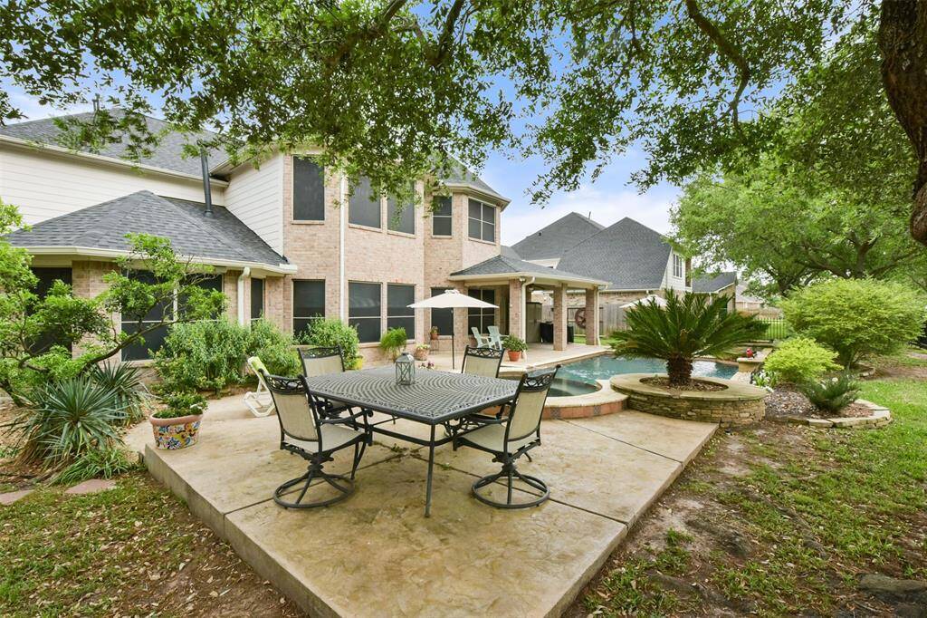 Lots of patio space around the pool gives you ample areas to entertain.