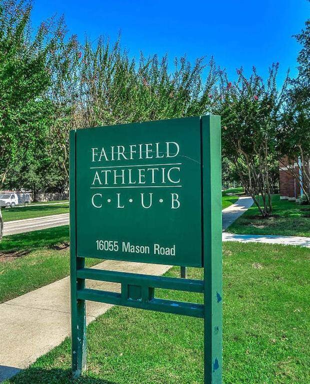Unique to Fairfield is the Athletic Club, equipped with a workout facility and basketball/volleyball courts. Fairfield Residents Only.