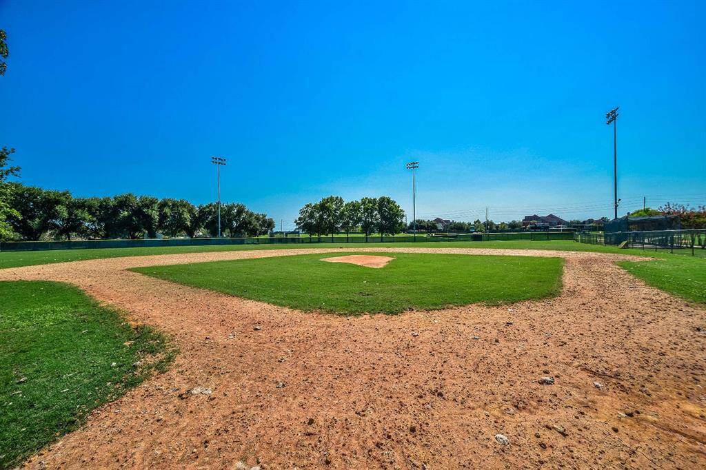 There is no shortage of baseball and softball fields right within the community.