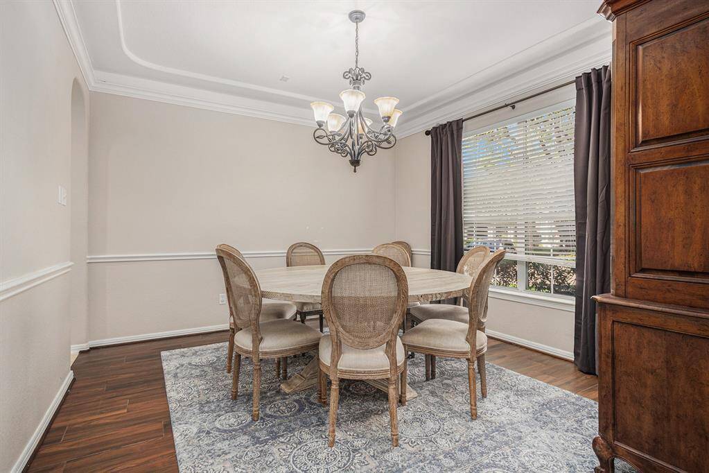 Formal dining area