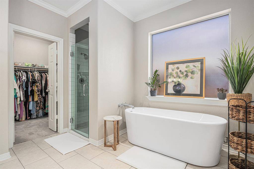 Spa like primary bathroom