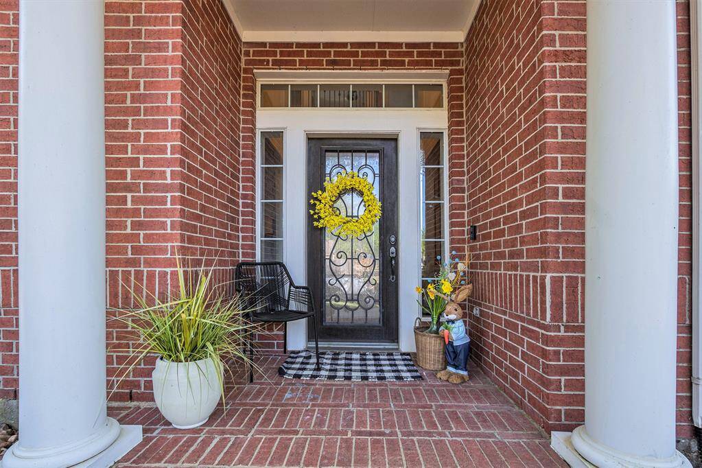 Welcoming porch
