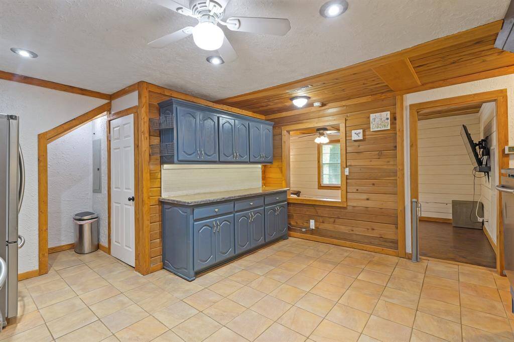 Spacious remodeled kitchen with stainless steel appliances