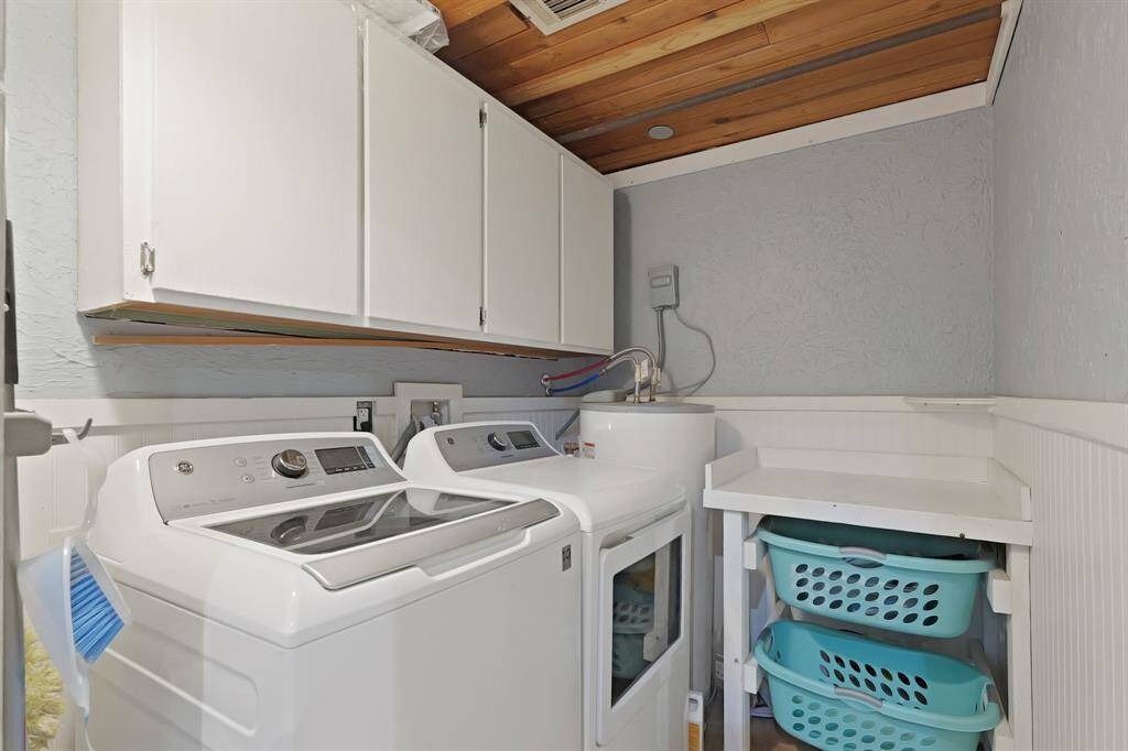 Landry room located off off kitchen