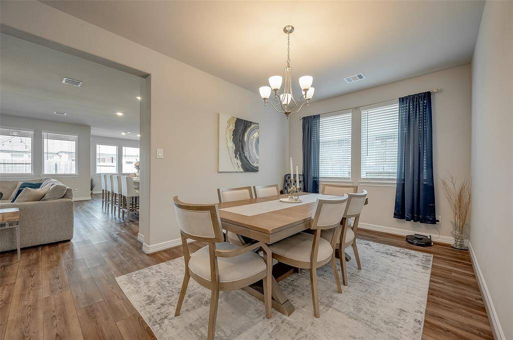 Gorgeous formal dining room in close proximity to the open living areas.