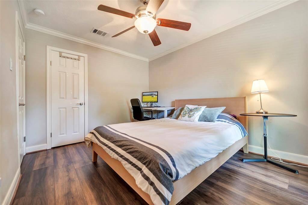 Secondary bedroom no. 1. All bedrooms are generously sized.