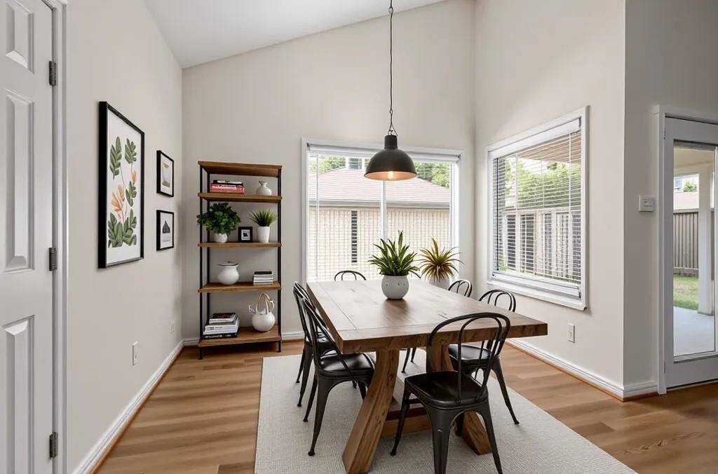 Dining area of view from kitchen