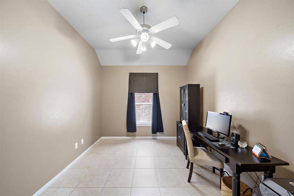 The home office or bonus room located off the primary offers the ideal office, workout room or nursery for growing families.