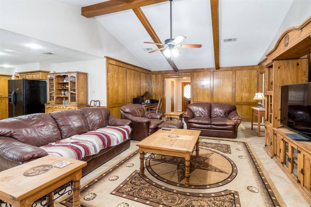 This large room can accommodate lots of seating.