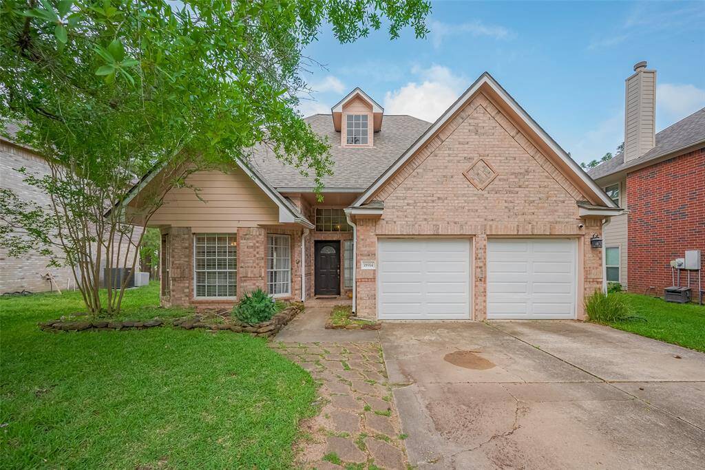 Welcome to 18914 Hikers Trail Drive. This beautiful and charming two-story waterfront home features a two-car garage and a welcoming front yard with mature trees. It is ideal for buyers seeking a cozy and inviting atmosphere.