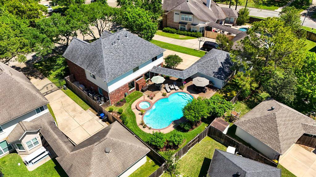 Oversized lot with trees & so much green!