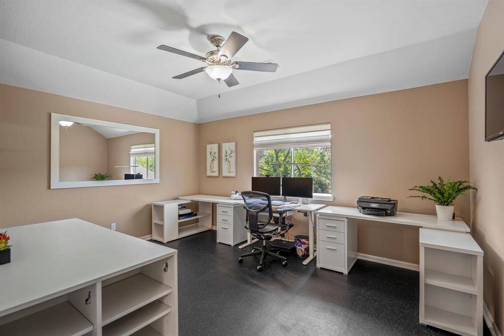 Bedroom #3 - currently used as a home office, but could be a great home gym or Media room as well!