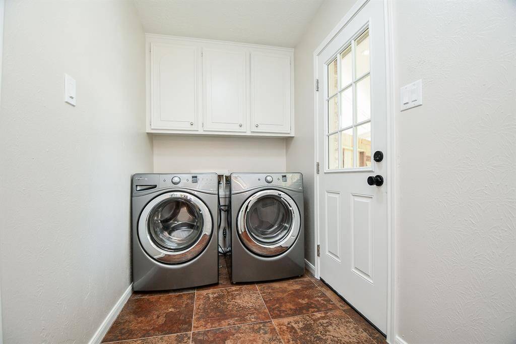 Laundry room.