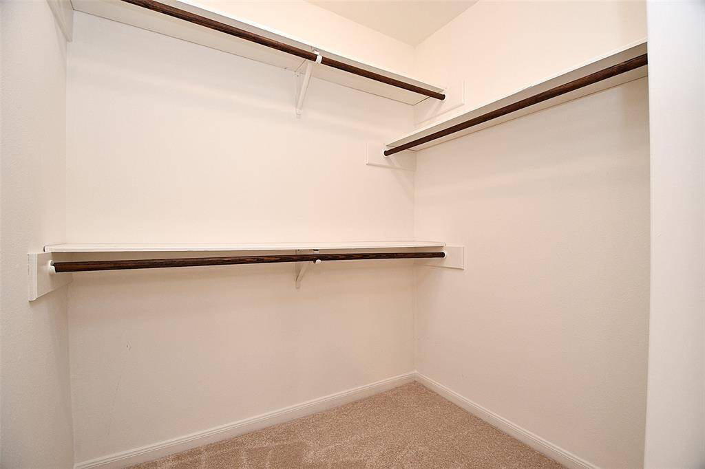 Dual walk-in closets.
