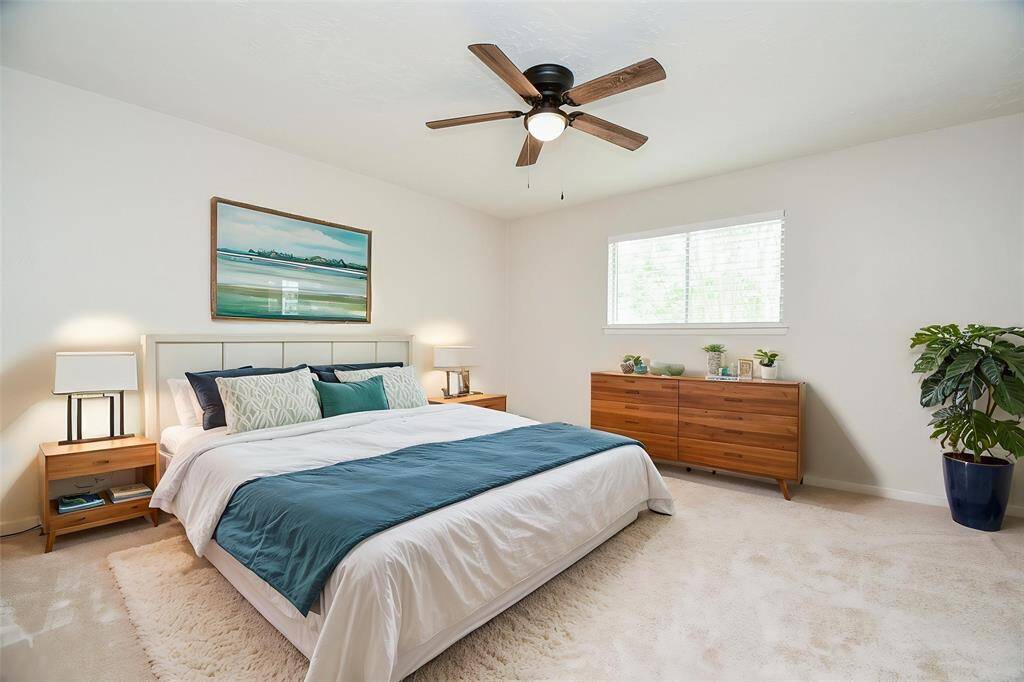 Bedroom #3 with walk-in-closet (virtually staged)