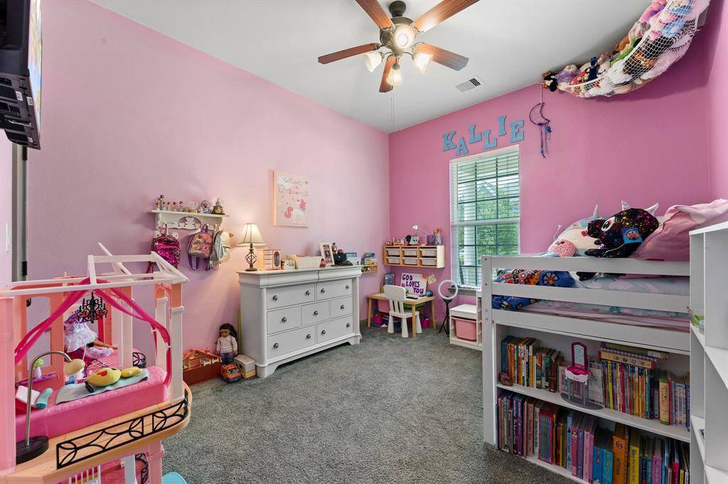 First floor bedroom.  Bedroom has been painted a neutral color.
