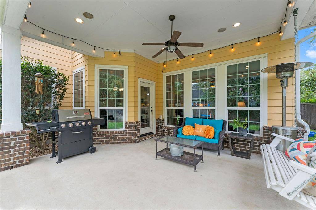 Back covered patio
