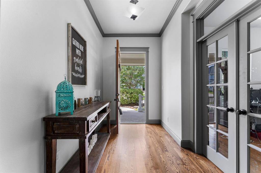 Office at the front of the home