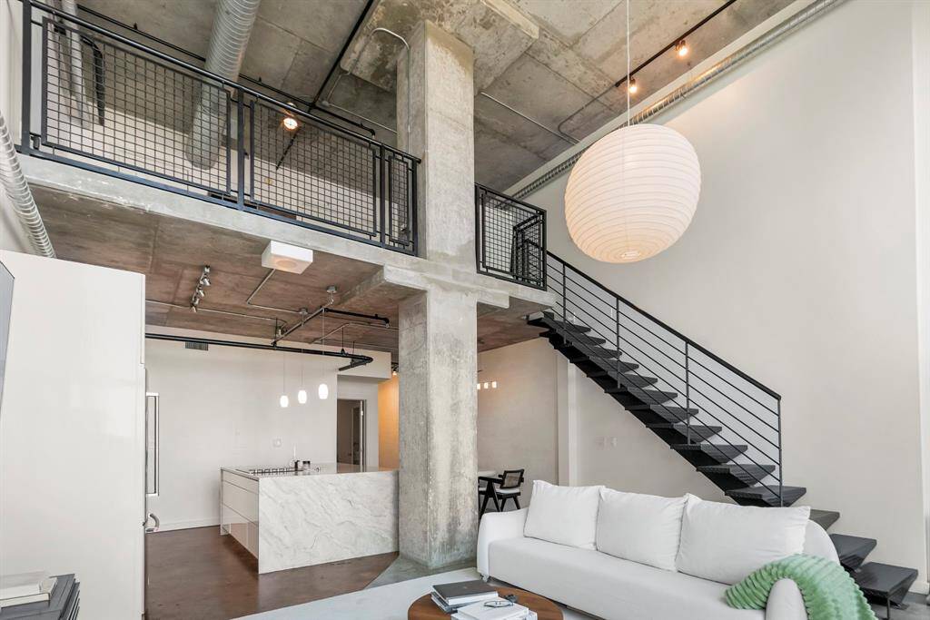 This loft exudes conform and style!