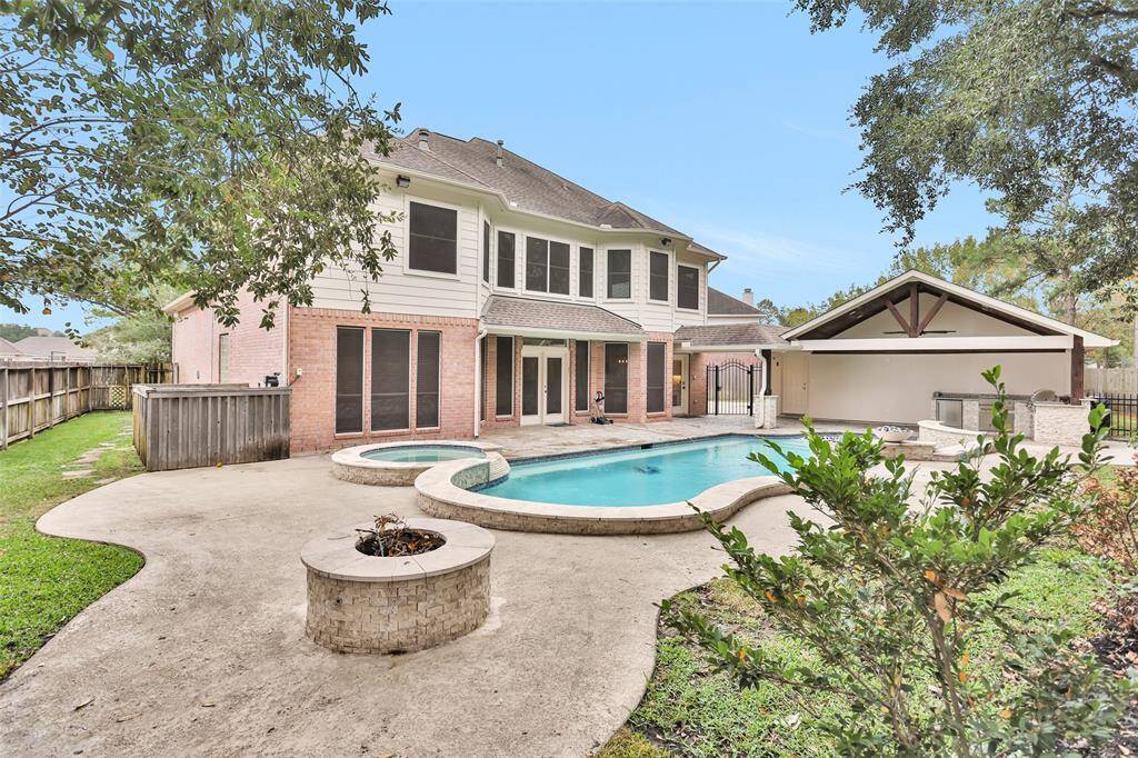 Backyard / Pool / Fireplace