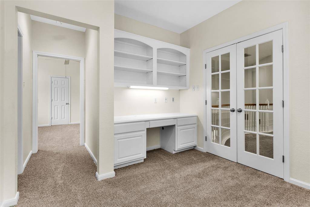 Office Area connects to Bedroom - Second Floor