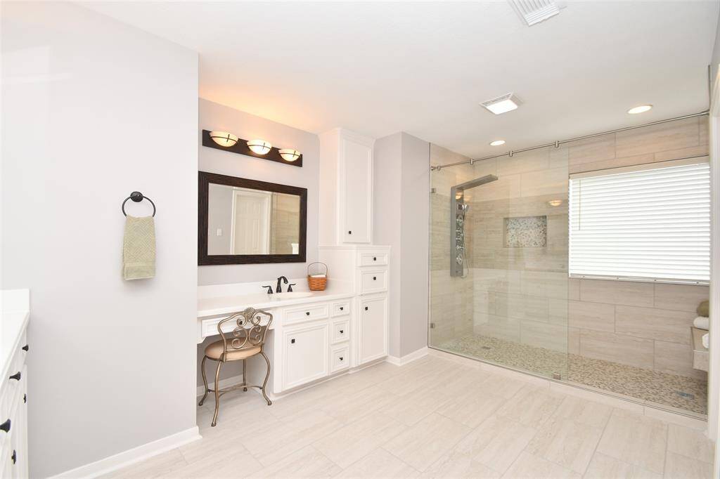Primary Bathroom Sink and Shower