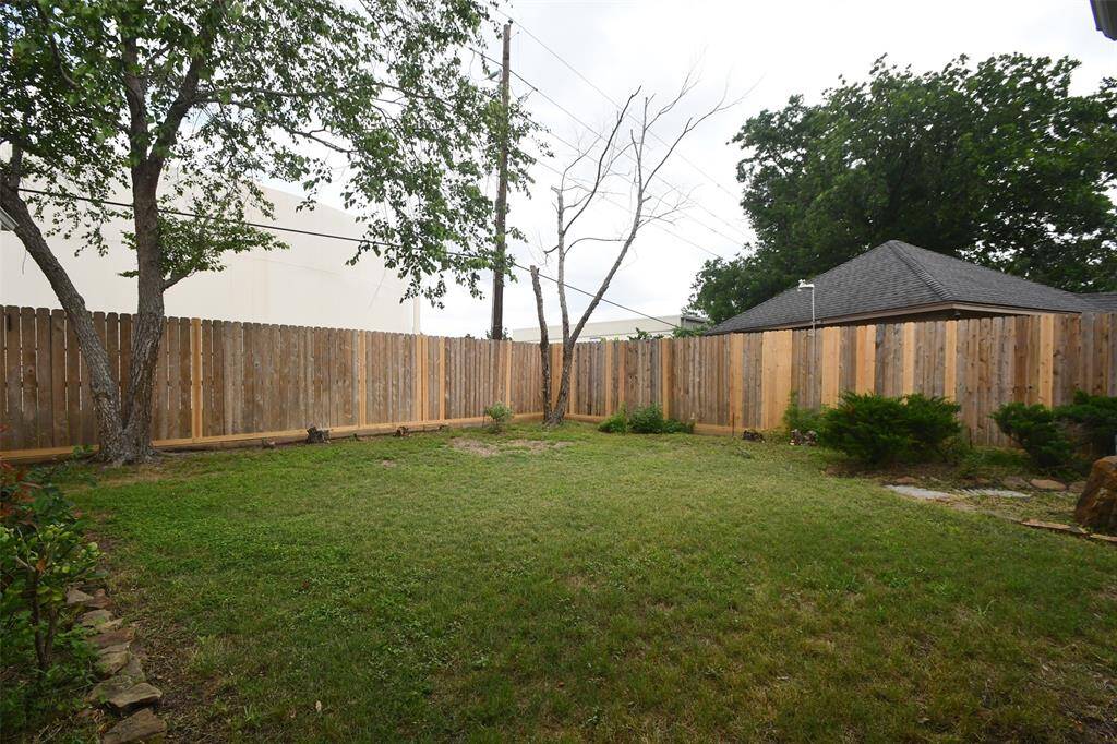 Enclosed Backyard