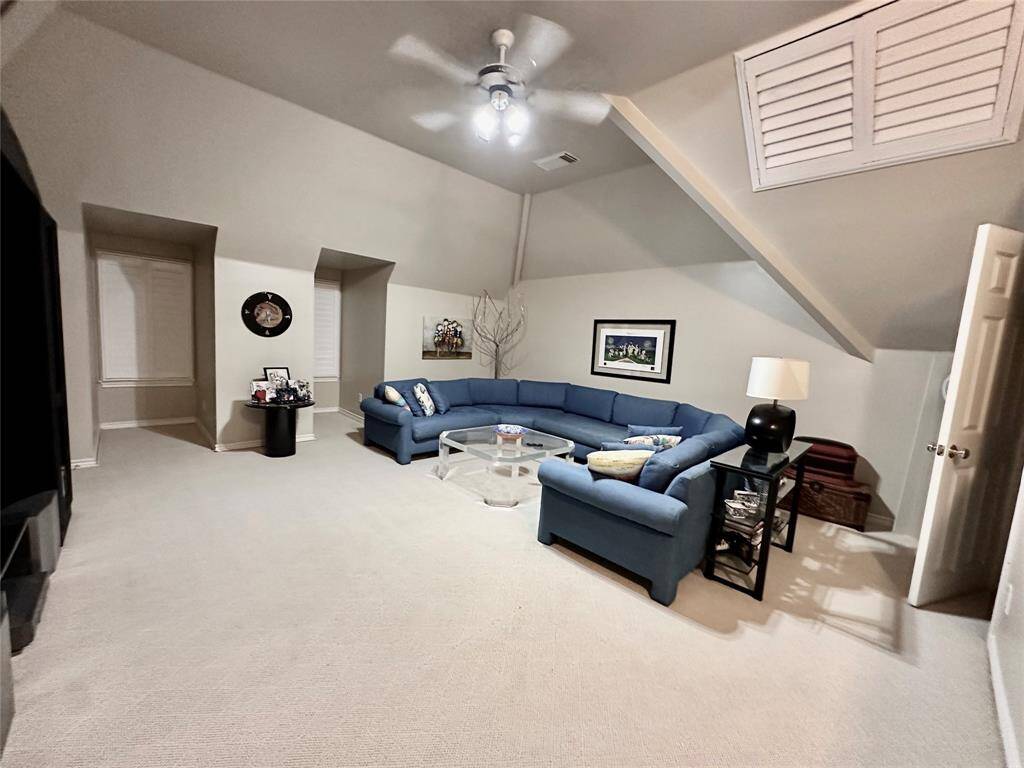 Third floor game room or 4th bedroom