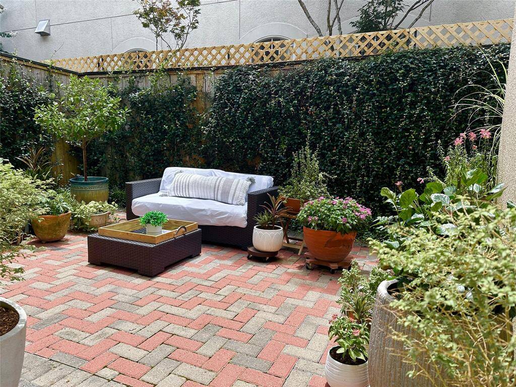 Backyard patio