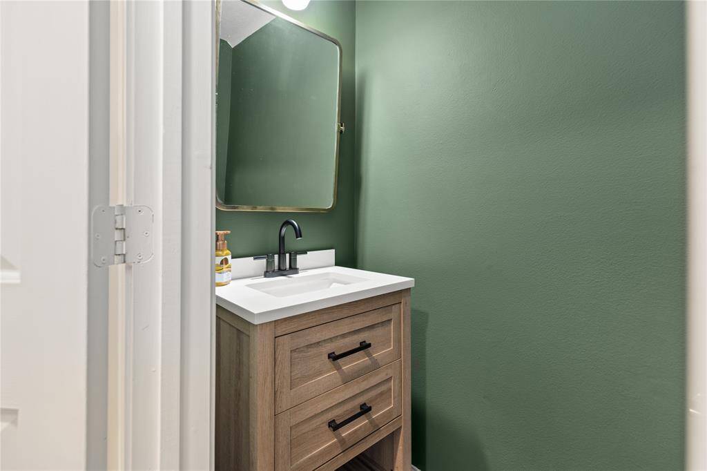 Remodeled half bath