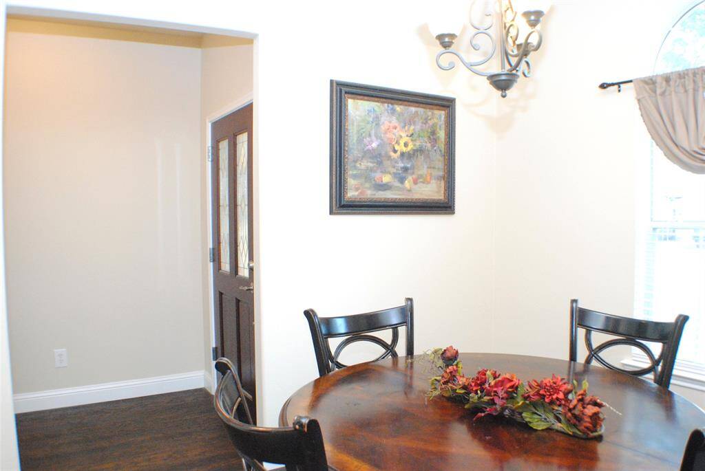 Dining room and front entry