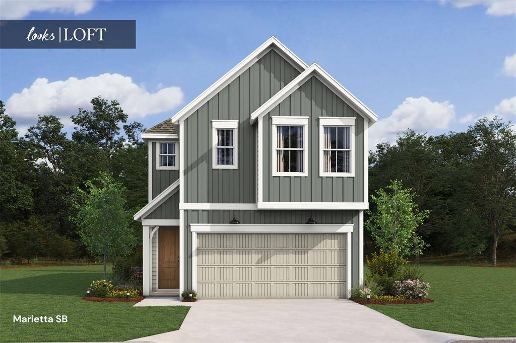 Stunning Marietta home design by K. Hovnanian Homes with elevation SB in beautiful Piccolina. (*Artist rendering used for illustration purposes only.)