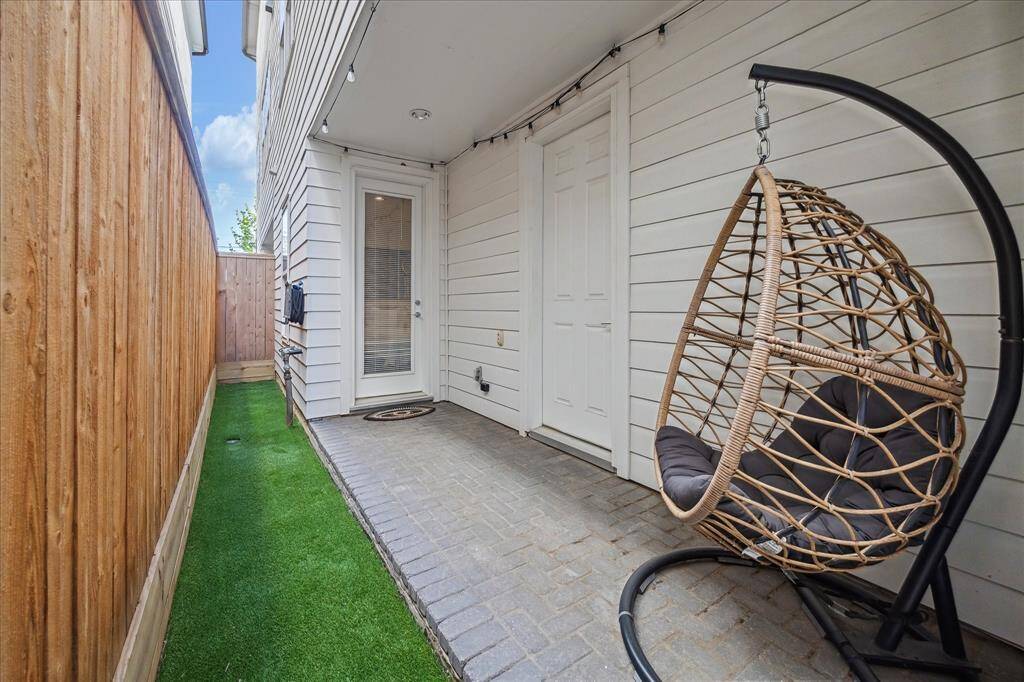 Need a quiet place to catch your breath? This private patio, just off the first-floor guest suite, offers a peaceful escape where you can sip your morning coffee, enjoy a good book, or simply unwind in the fresh air.
