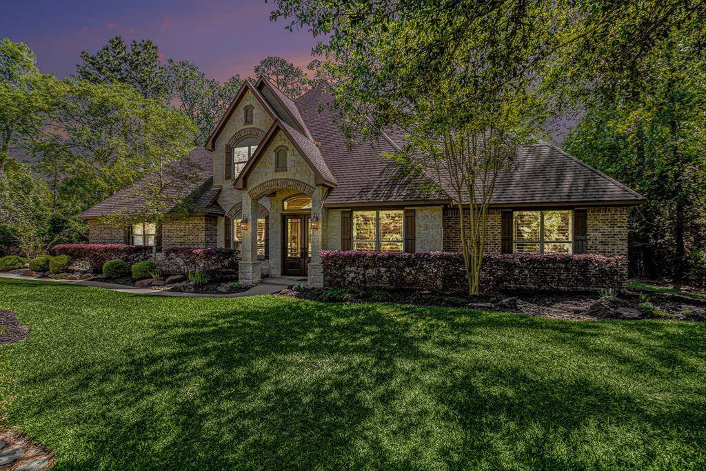Twilight view of this spectacular home!
