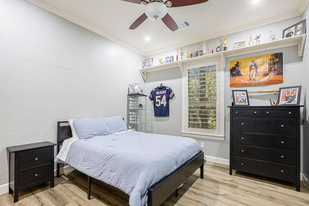 Another secondary bedroom with a big walk-in closet!