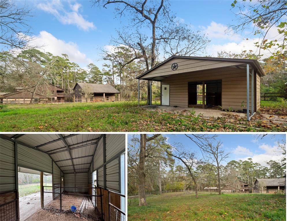 Stables surrounded by a large Fenced Pasture