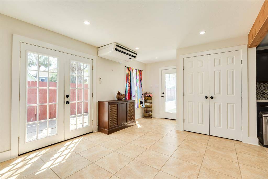 Garage apartment is bright and spacious!