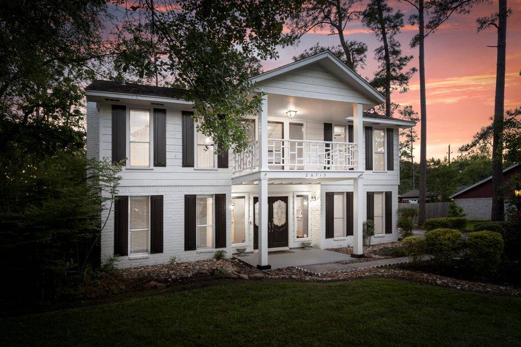 Welcome home to the picturesque 26715 Maplewood Dr! It has stunning curb appeal, a spectacular balcony, lovely landscaping, and a spacious front yard.