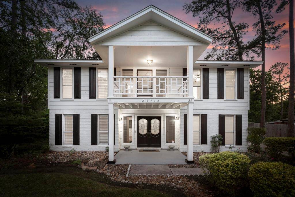 Welcome home to the picturesque 26715 Maplewood Dr! It has stunning curb appeal, a spectacular balcony, lovely landscaping, and a spacious front yard.