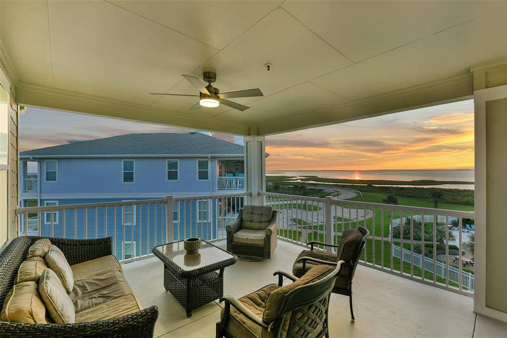 STUNNING sunsets & sweeping Bay views from your FURNISHED pristine TOP FLOOR 3/3 retreat in tranquil Pointe West! This could be your view each evening.