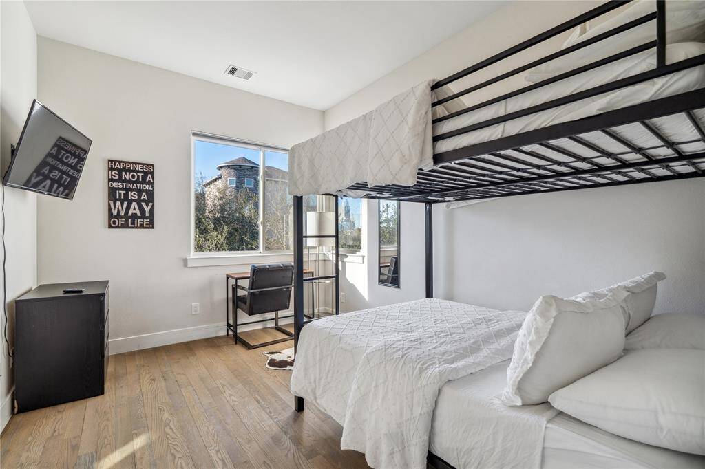 The secondary bedrooms are generously sized, featuring large windows, ample closet space, and neutral-toned walls.